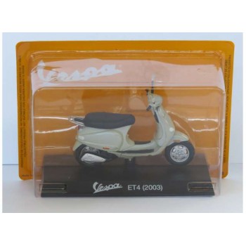 Machetă moto Magazine Models [1:18] - Vespa 2003 ET4 - Beige-White